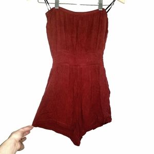 Burnt Orange Romper/Jumper